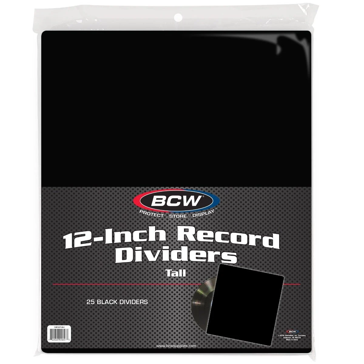 12" Dividers - Black