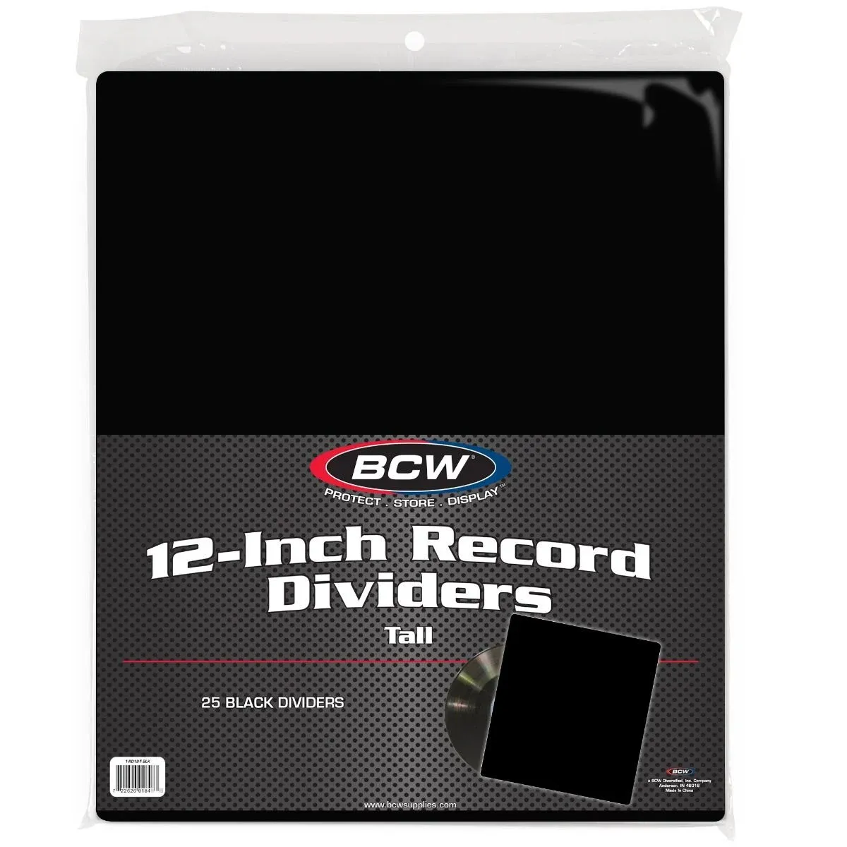 12" Dividers - Black
