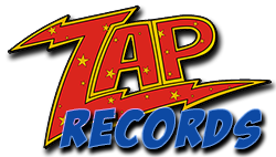 logo zap records 250 blue